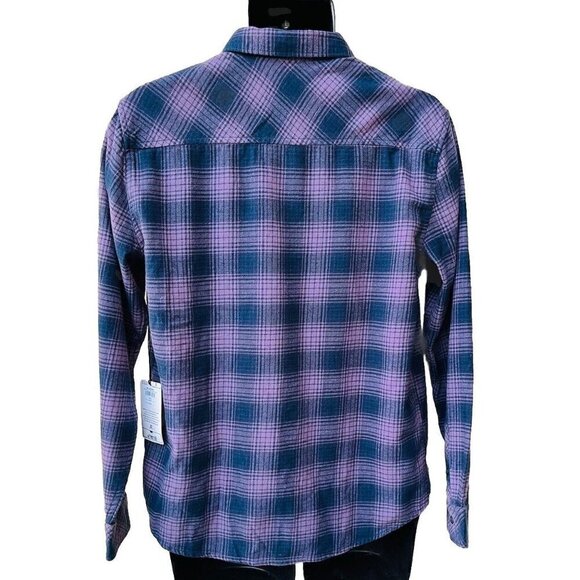 Billabong Men’s Plaid Coastline Flannel Button Down ABYWT00116 Size S - Picture 2 of 10